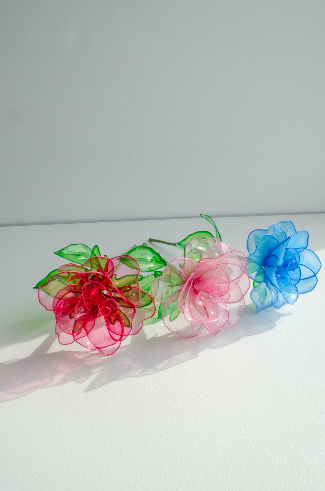 オーダー作品例 - ディップフラワー バラ 3色