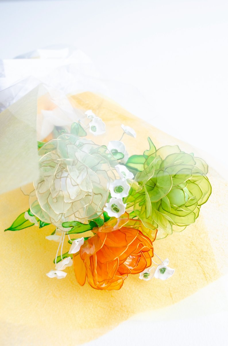 ディップフラワー作品