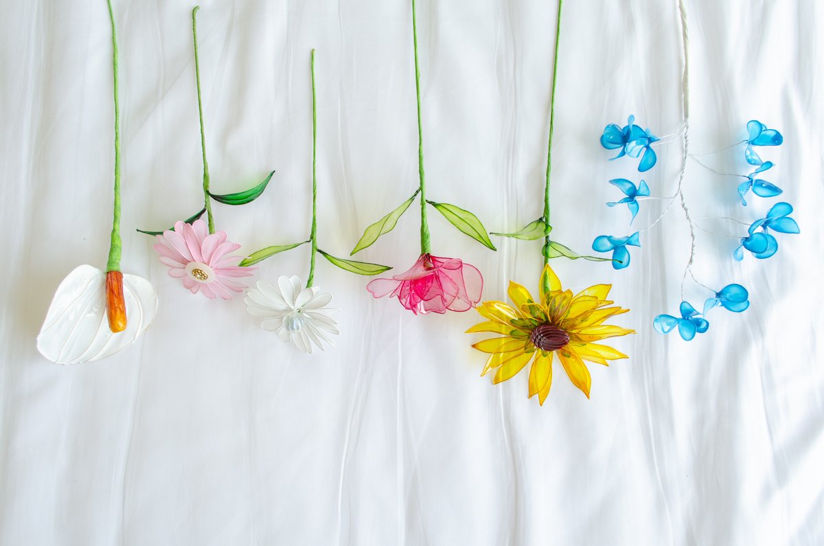 ディップフラワー作品