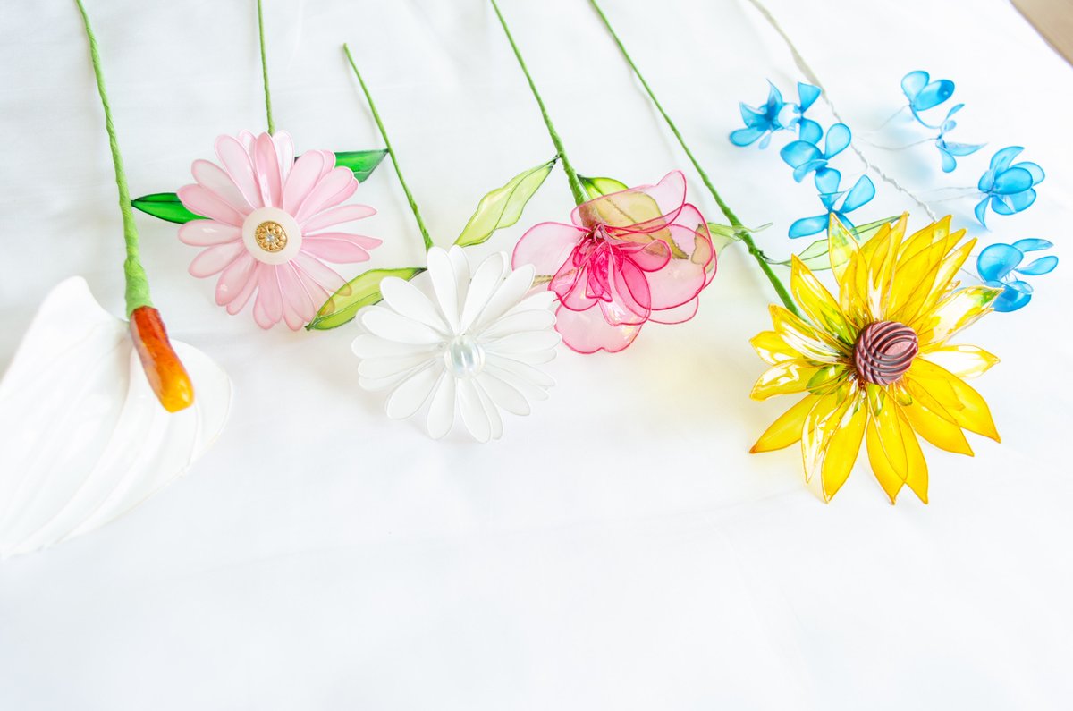 ディップフラワー作品