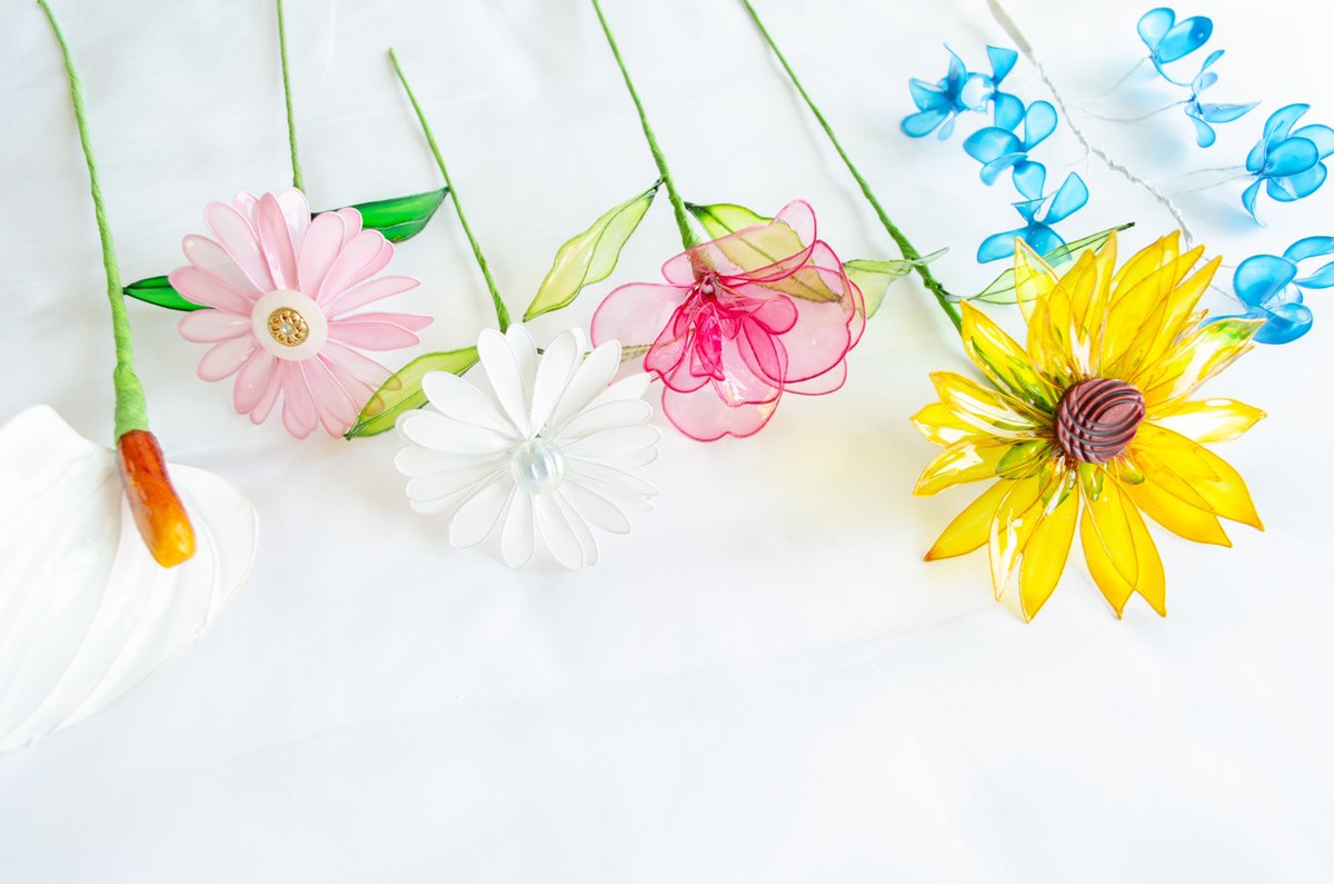 ディップフラワー作品